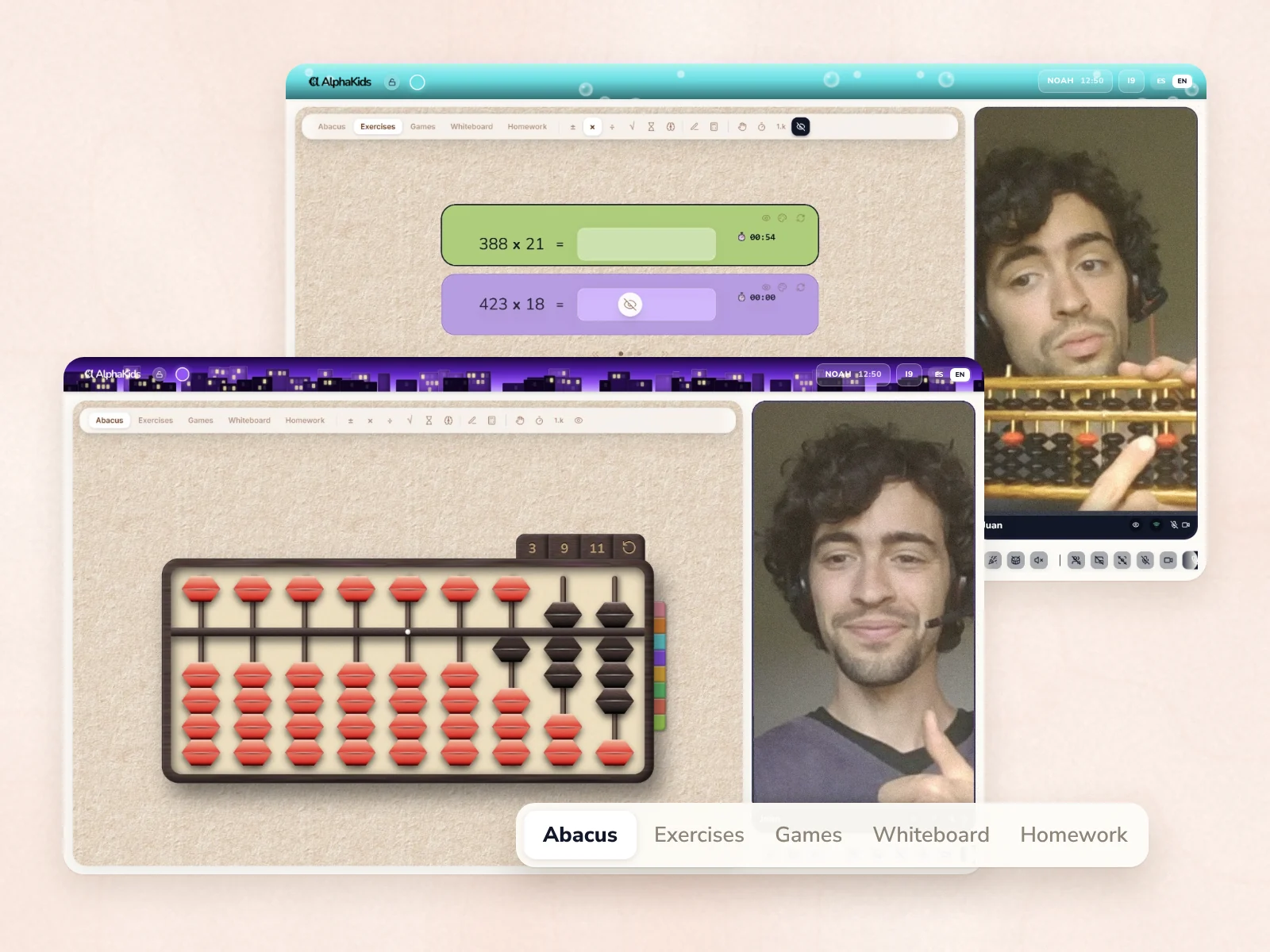 AlphaKids online classroom screen